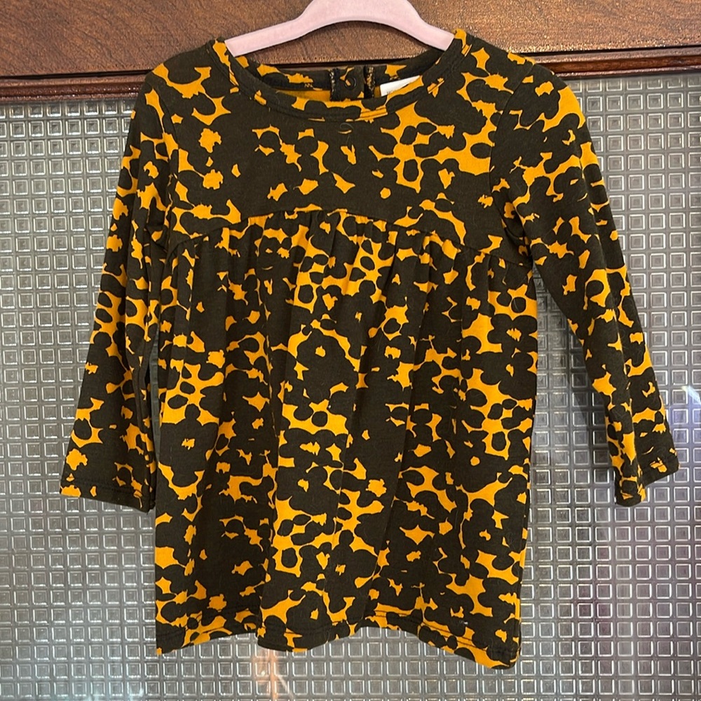 Nordstrom x Christina Martinez black and yellow girls dress.